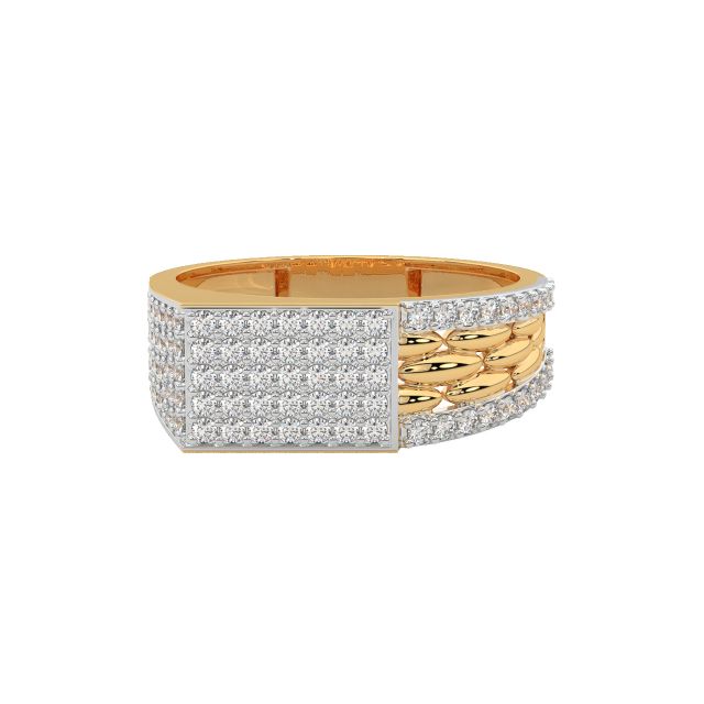 Ben Round Diamond Ring For Men
